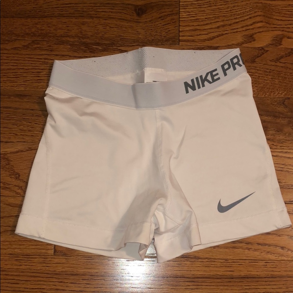 White Nike Pros